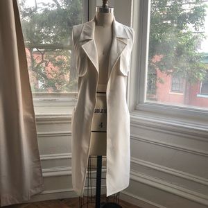 Sleeveless Trench Coat Vest